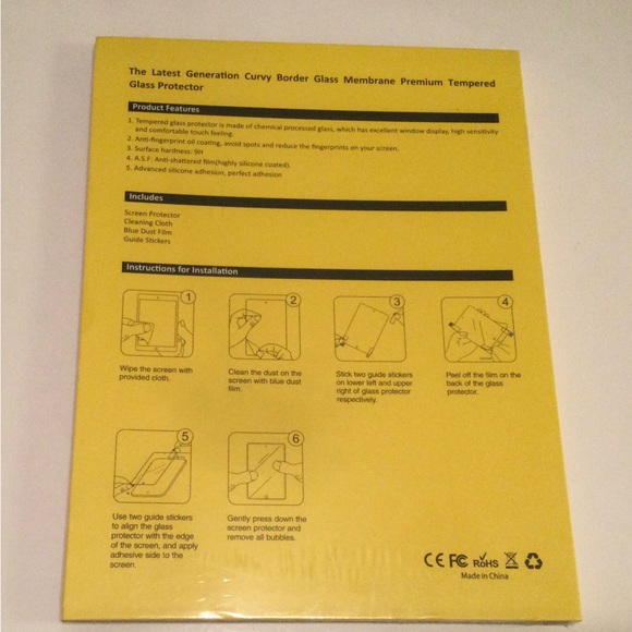 Tempered Glass Screen Protector for iPad Pro JETech New - Picture 3 of 4